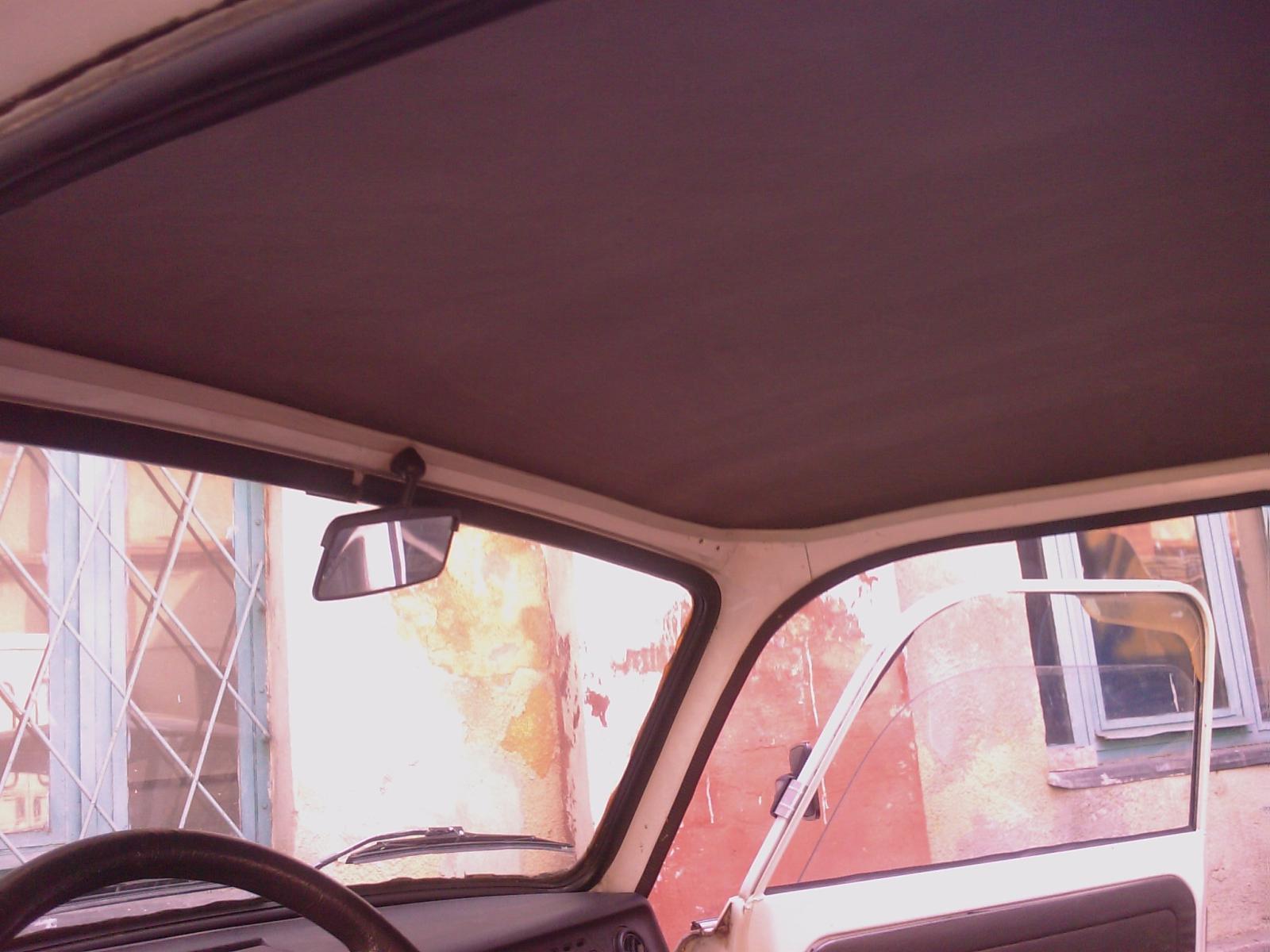 Trabant tetőkárpit készítés