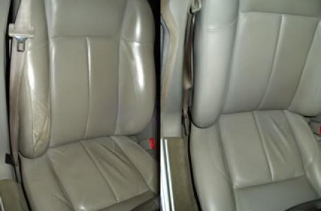 Bőrülés felújítás - előtte és utána